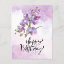 Search for orchid birthday cards Watercolor