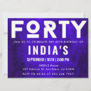 Search for blue neon invitations Trendy