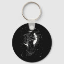 Search for halloween jack o lantern key rings Black cat