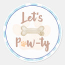 Search for puppy birthday stickers Dog birthday party