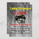 Search for game truck birthday invitations Gaming
