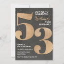 Search for 53rd birthday invitations Gold