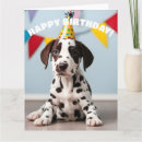 Search for cute dalmatian birthday cards Animals