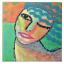 Search for blue hair tiles Face