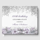 Search for first birthday guest books Purple