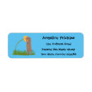 Search for cartoon dog return address labels Adorable