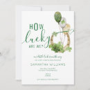 Search for clover baby shower invitations St patricks day