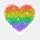 Search for heart rainbow stickers Glitter