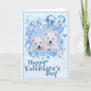 Search for westie valentines day cards Puppy