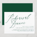 Search for green rehearsal dinner invitations Calligraphy