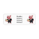 Search for hog return address labels Cute