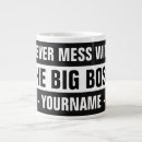 Search for the big boss mugs Humour