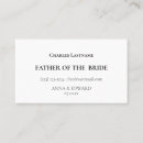 Search for bride father invitations Simple