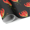 Search for flames wrapping paper Red