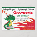 Search for winged dragon invitations For kids