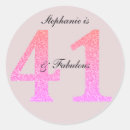 Search for turning 40 stickers For her