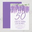 Search for wisteria birthday invitations Watercolor