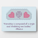 Search for friendship quotes plaques Heart