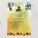 Search for vineyard birthday invitations Watercolor