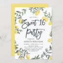 Search for boho sweet 16 invitations Greenery