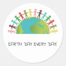 Search for earth day stickers world