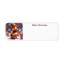 Search for elves return address labels North pole