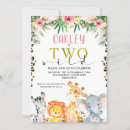 Search for leopard print party invitations Two wild