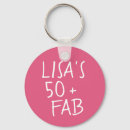 Search for stylish key rings Elegant script