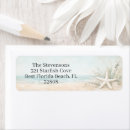 Search for beach scene return address labels Sand