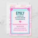 Search for cool cat birthday invitations Retro