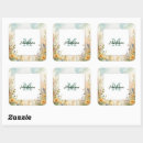 Search for monogram frame stickers Watercolor