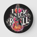 Search for rock and roll clocks Red