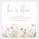 Search for square bridal shower stickers Wildflowers