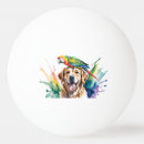 Search for pet dog ping pong balls Watercolor
