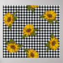 Search for black white sunflower art Plaid