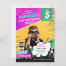 Search for girls superhero birthday invitations Calling all superheroes