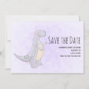 Search for dinosaur save the dates Watercolor