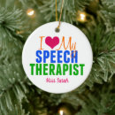 Search for speech therapist christmas tree decorations Slp