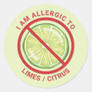 Search for food allergies stickers Red