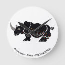 Search for rhino clocks Africa