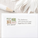 Search for suitcase return address labels Watercolor