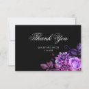 Search for gothic thank you cards Purple