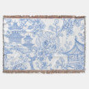 Search for toile blankets Chinoiserie