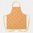 Search for yellow flower pattern aprons Botanical