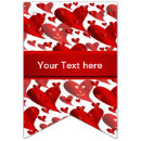 Search for funny bunting flags Heart