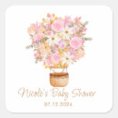 Search for hot pink baby shower stickers Girly