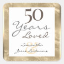 Search for gold 50th anniversary stickers Vow renewal