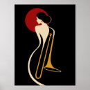 Search for art deco music posters Jazz