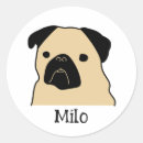 Search for pug face stickers Cute