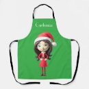 Search for winter season aprons Christmas cheer